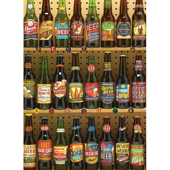 Puzzle coleção Cobble Hill de cervejas americanas 1000 pe