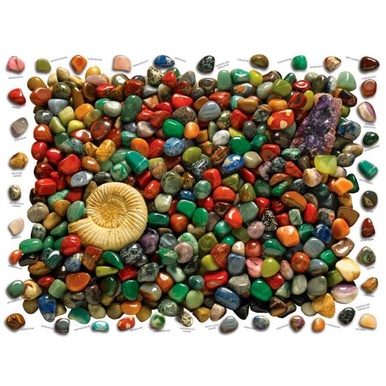 Puzzle Cobble Hill 500 peças coleção de pedras