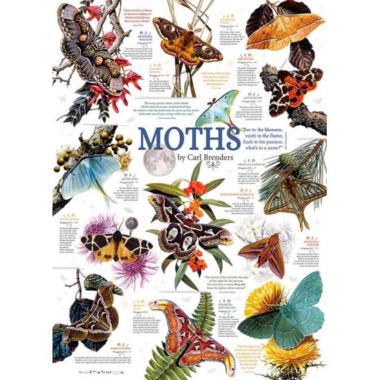 Puzzle Coleção Cobble Hill Moth 1000 Peças