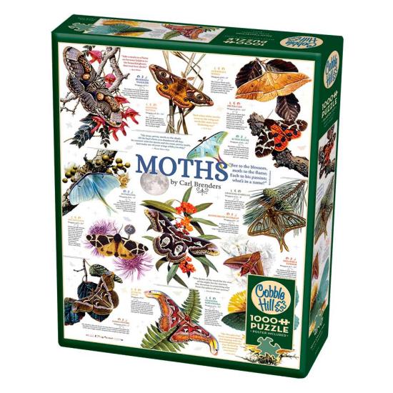 Puzzle Coleção Cobble Hill Moth 1000 Peças