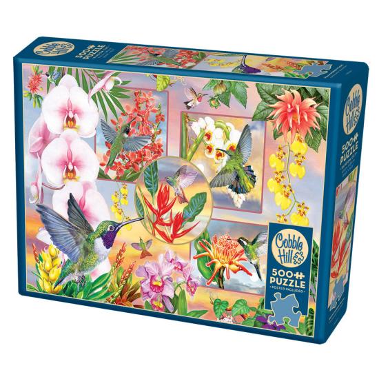 Puzzle Cobble Hill XXL Beija-flor mágico de 500 peças