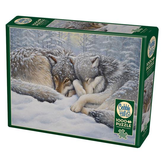 Puzzle Cobble Hill Resto dos Lobos no Inverno 1000 Pc