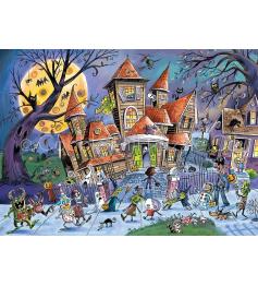 Puzzle Cobble Hill DoodleTown Haunted House XXL 500 Pçs