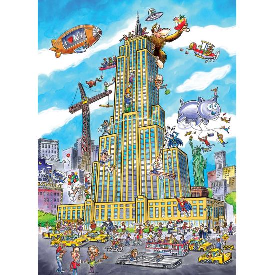 Cobble Hill DoodleTown, Empire State 1000 peças Puzzle