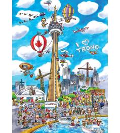 Cobble Hill DoodleTown, Puzzle de 1000 peças de Toronto