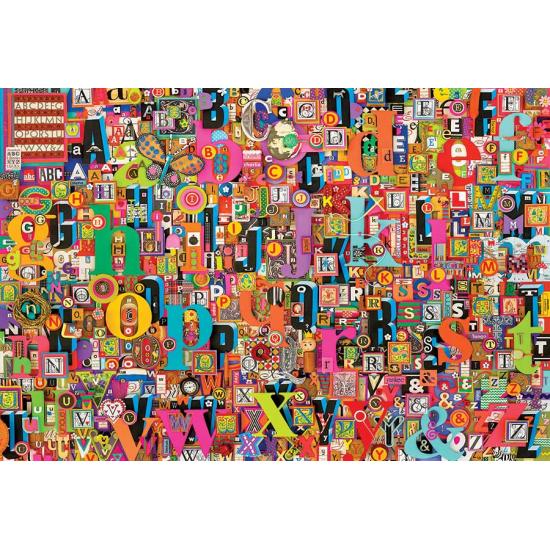 Puzzle Cobble Hill Alfabeto Shelley 2000 Peça Puzzle Cobble Hill Alfabeto Shelley 2000 Peça