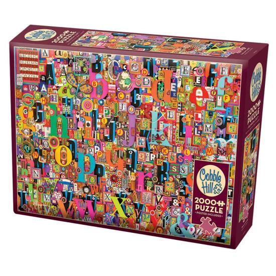 Puzzle Cobble Hill Alfabeto Shelley 2000 Peça Puzzle Cobble Hill Alfabeto Shelley 2000 Peça