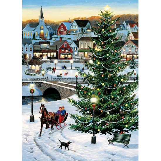Puzzle Cobble Hill Árvore de Natal  XXL 500 peças