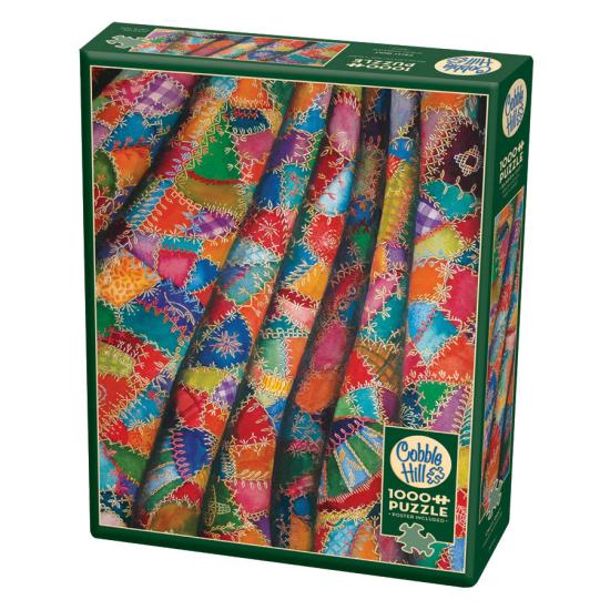 Puzzle de 1000 peças Cobble Hill The Crazy Quilt