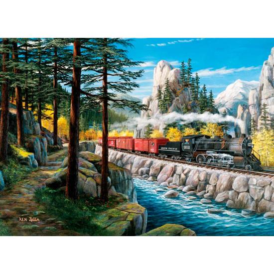 Puzzle Cobble Hill The Horn Mountains Express 1000 peças