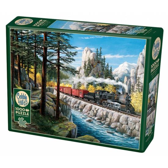 Puzzle Cobble Hill The Horn Mountains Express 1000 peças