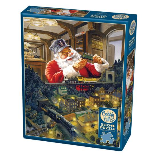 Puzzle Cobble Hill Santa's Railway XXL 500 Pc Puzzle Cobble Hill Santa's Railway XXL 500 Pc