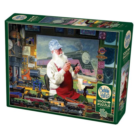 Puzzle de 1000 peças do passatempo do Papai Noel de Cobbl
