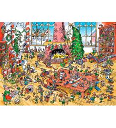 Cobble Hill Elfos no Trabalho 1000 Peças Puzzle