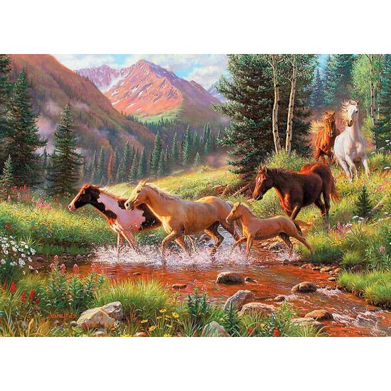 Puzzle Cobble Hill Stampede Mountain 1000 peças Puzzle Cobble Hill Stampede Mountain 1000 peças