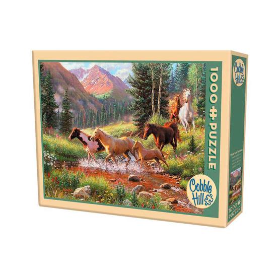Puzzle Cobble Hill Stampede Mountain 1000 peças Puzzle Cobble Hill Stampede Mountain 1000 peças
