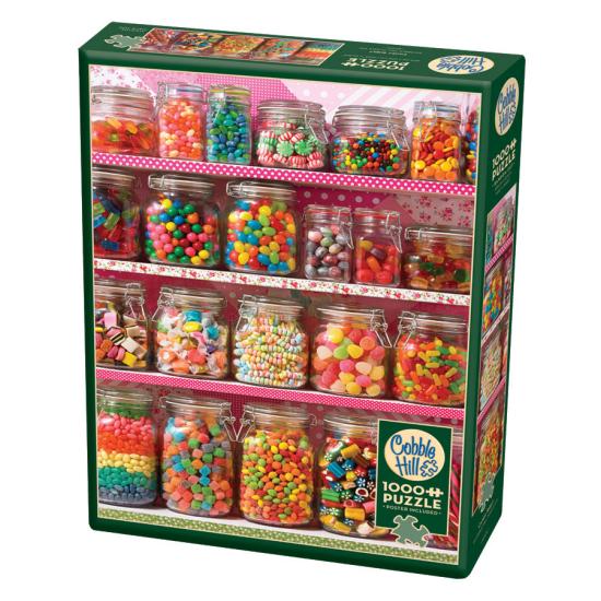 Puzzle de 1000 peças para prateleira de doces Cobble Hill Puzzle de 1000 peças para prateleira de doces Cobble Hill