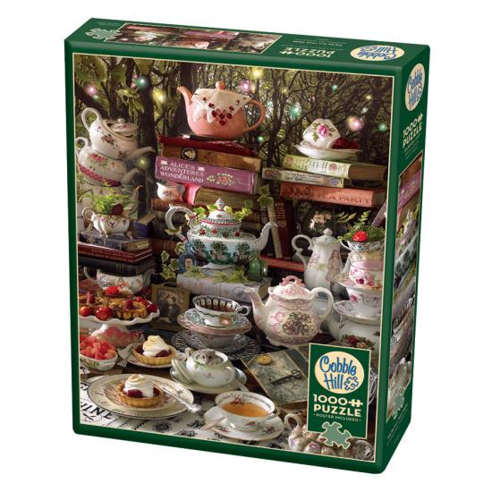 Puzzle Cobble Hill Mad Hatter's Tea Party 1000 peças