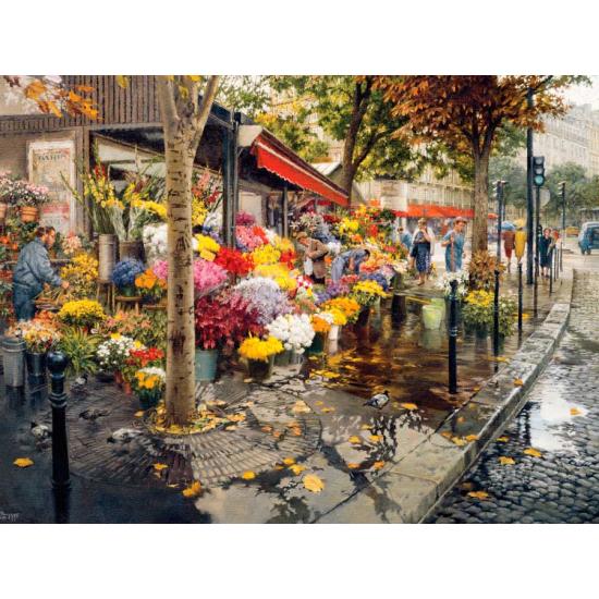 Cobble Hill Puzzle Flores de Outono em Paris 500 Peças