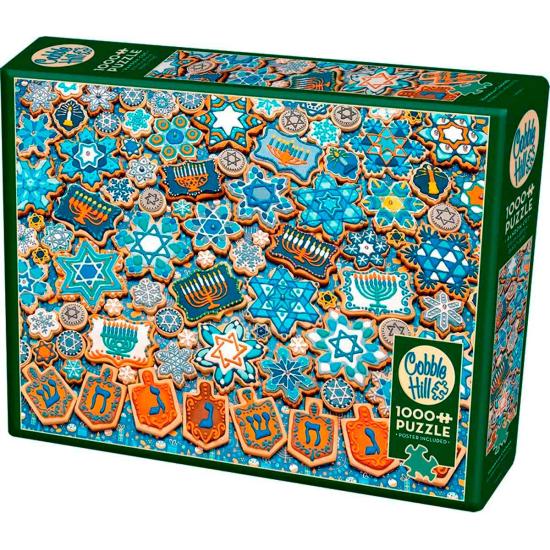 Puzzle de Chanucá de Cobble Hill Cookies 1000 Peças