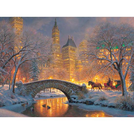 Puzzle Cobble Hill Winter in the Park XXL 500 peças