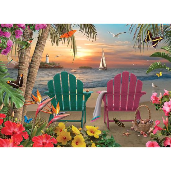 Puzzle Cobble Hill Paradise Island XXL 500 peças