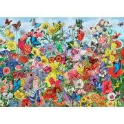 Puzzle jardim de borboletas Cobble Hill 1000 peças