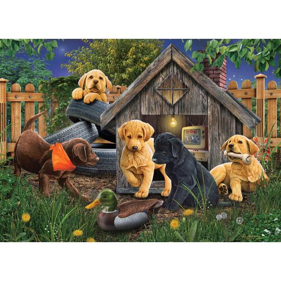 Puzzle de 1000 peças Cobble Hill The Puppy House Puzzle de 1000 peças Cobble Hill The Puppy House