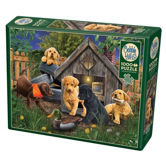 Puzzle de 1000 peças Cobble Hill The Puppy House Puzzle de 1000 peças Cobble Hill The Puppy House