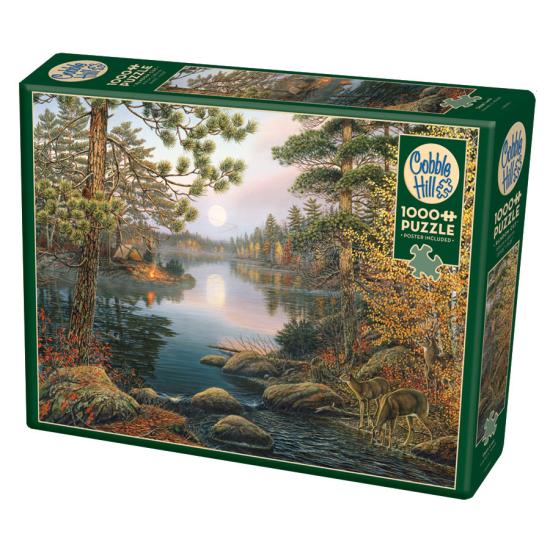 Puzzle Cobble Hill Deer Lake 1000 peças