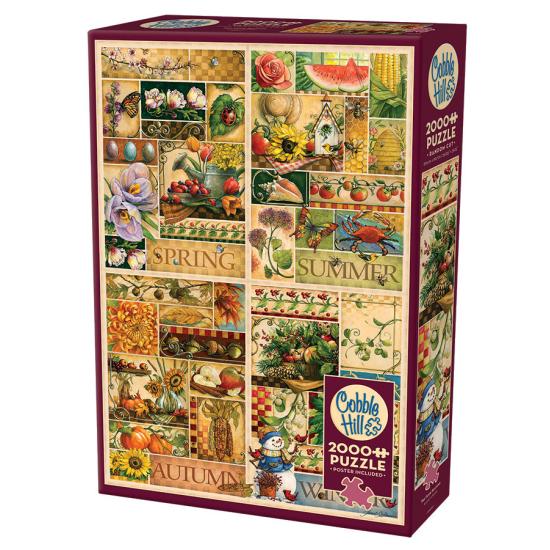 Puzzle Cobble Hill The Four Seasons 2000 Peças