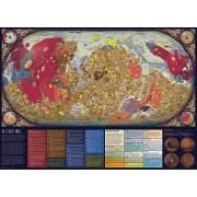 Puzzle Cobble Hill Mapa de Marte 1000 Piece