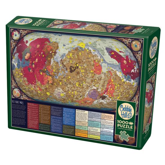 Puzzle Cobble Hill Mapa de Marte 1000 Piece Puzzle Cobble Hill Mapa de Marte 1000 Piece