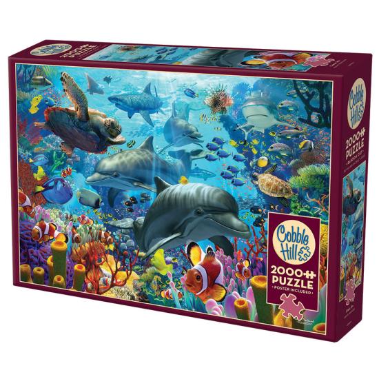 Puzzle Cobble Hill Mar de Coral 2000 Peças Puzzle Cobble Hill Mar de Coral 2000 Peças