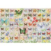 Puzzle de borboletas e flores de Cobble Hill 2000 peças