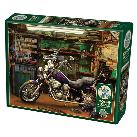 Puzzle de motocicleta Chopper Cobble Hill 1000 peças