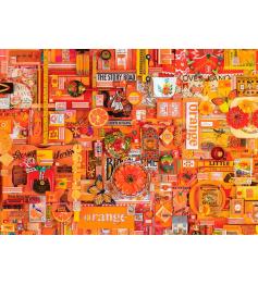 Puzzle Cobble Hill Laranja 1000 Peças