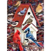 Puzzle Cobble Hill Ninho de pássaros de inverno 1000 peça