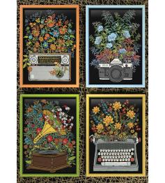 Puzzle de objetos florais de Cobble Hill 1000 peças