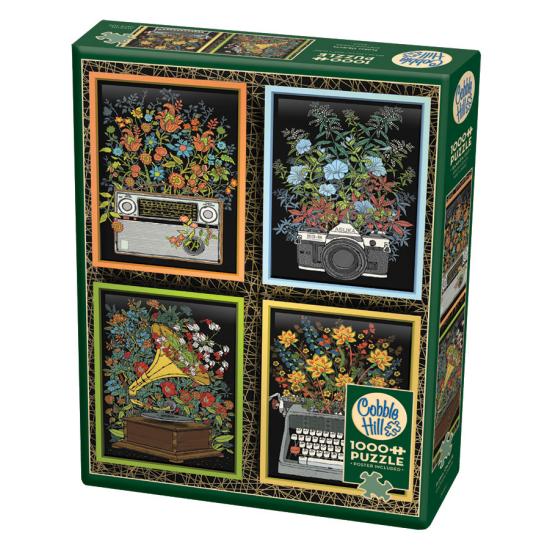 Puzzle de objetos florais de Cobble Hill 1000 peças
