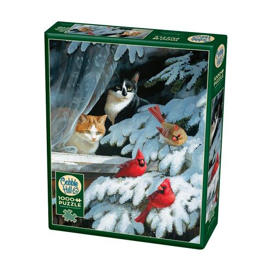 Puzzle de 1000 peças para observação de pássaros de Cobbl