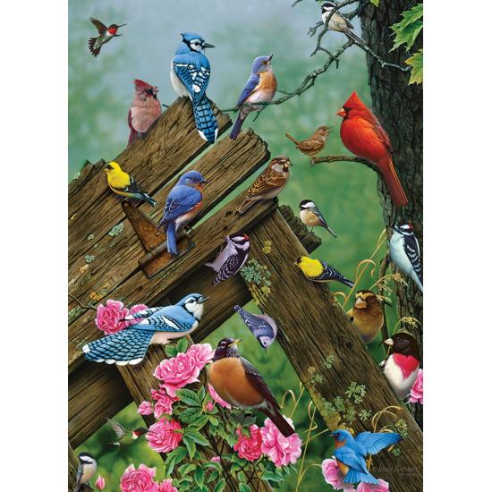 Puzzle Cobble Hill Forest Birds 1000 peças