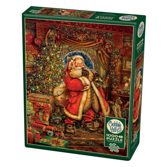 Puzzle Cobble Hill Papai Noel, Natal 1000 Peças