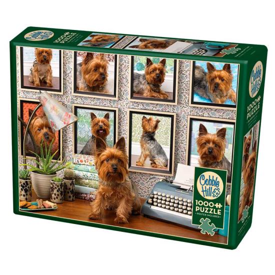 Puzzle Cobble Hill Filhotes Yorkies 1000 peças