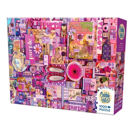 Puzzle Cobble Hill Roxo 1000 Peças Puzzle Cobble Hill Roxo 1000 Peças