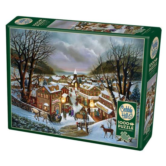 Puzzle de 1000 peças para lembrança de Natal de Cobble Hi