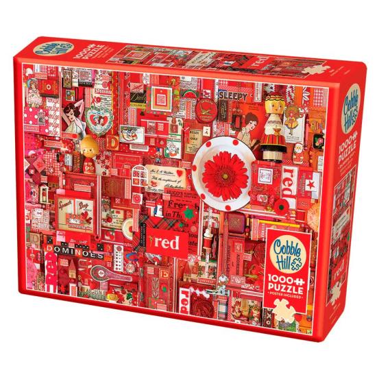 Puzzle Cobble Hill Red 1000 Peças
