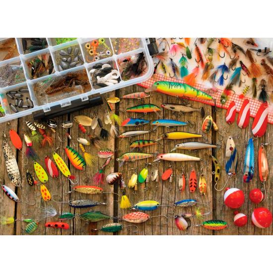 Puzzle de isca de pesca de 1000 peças para Cobble Hill