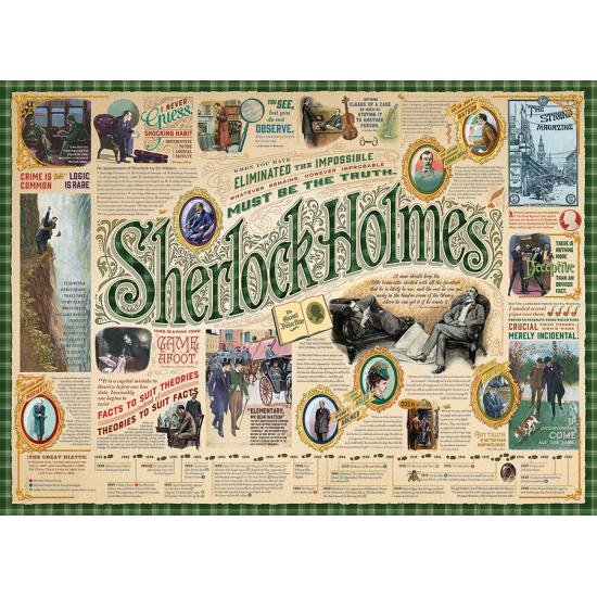 Puzzle Cobble Hill Sherlock Holmes 1000 peças