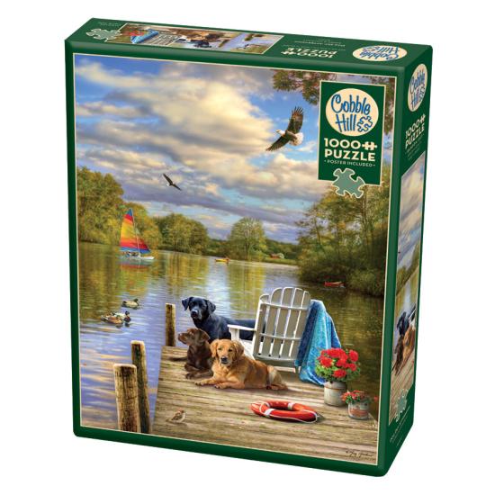 Puzzle Cobble Hill Dog Tarde 1000 Peças